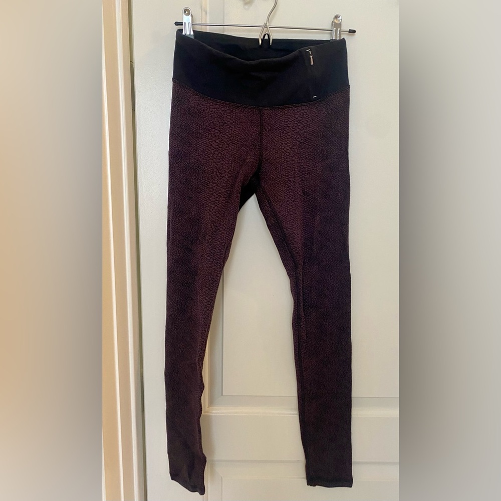 CALIA Purple Textured Leggings